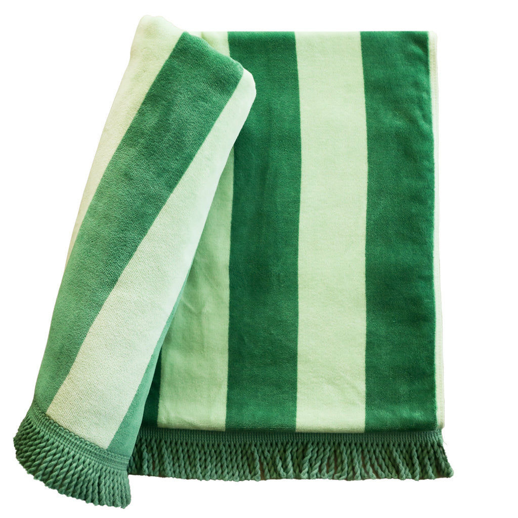 BURLEIGH GREEN - Large Beach Towel